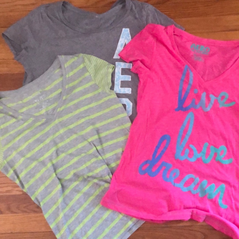 3 Aeropostale t shirts, XL